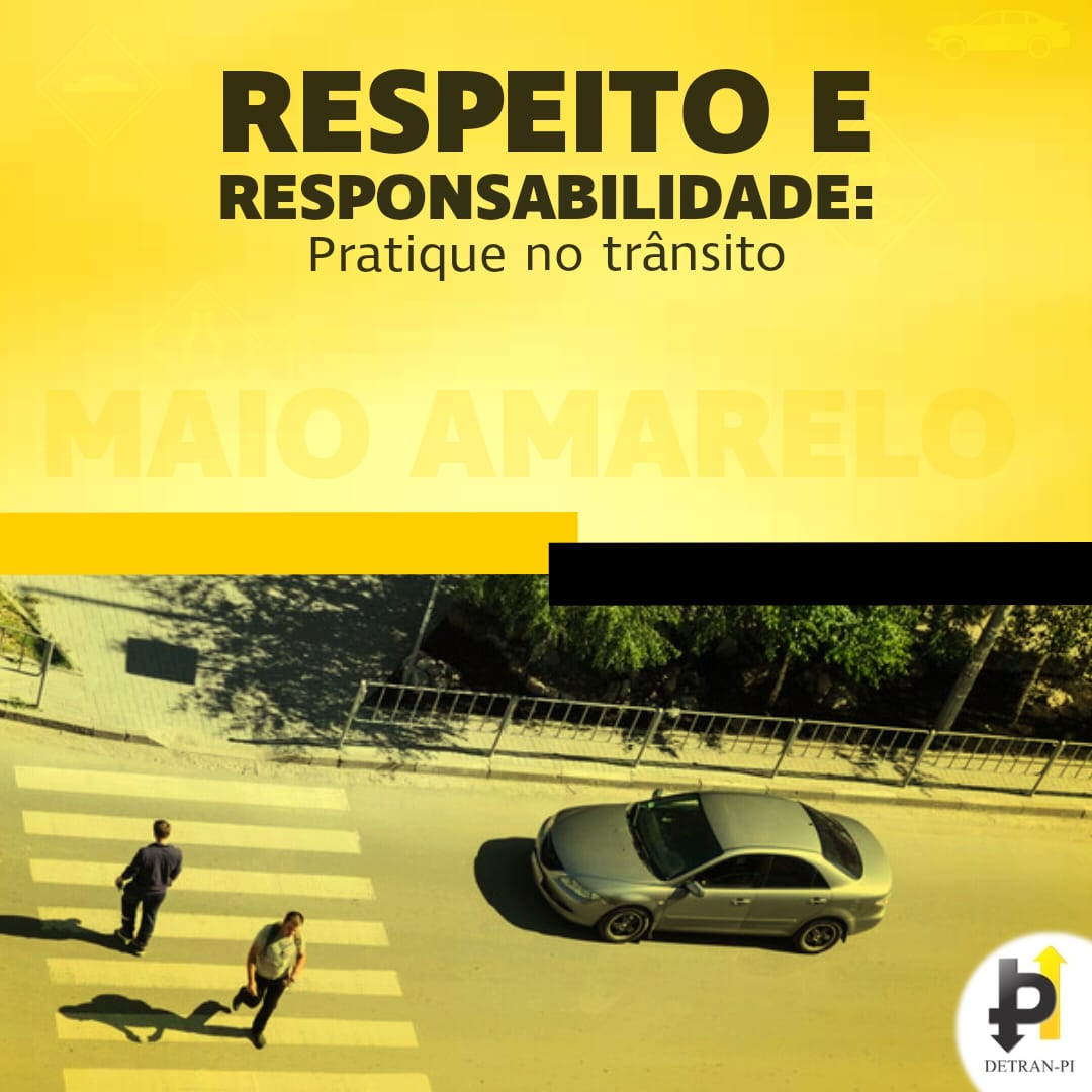 Maio Amarelo Detran promove ações educativas e alerta para o respeito