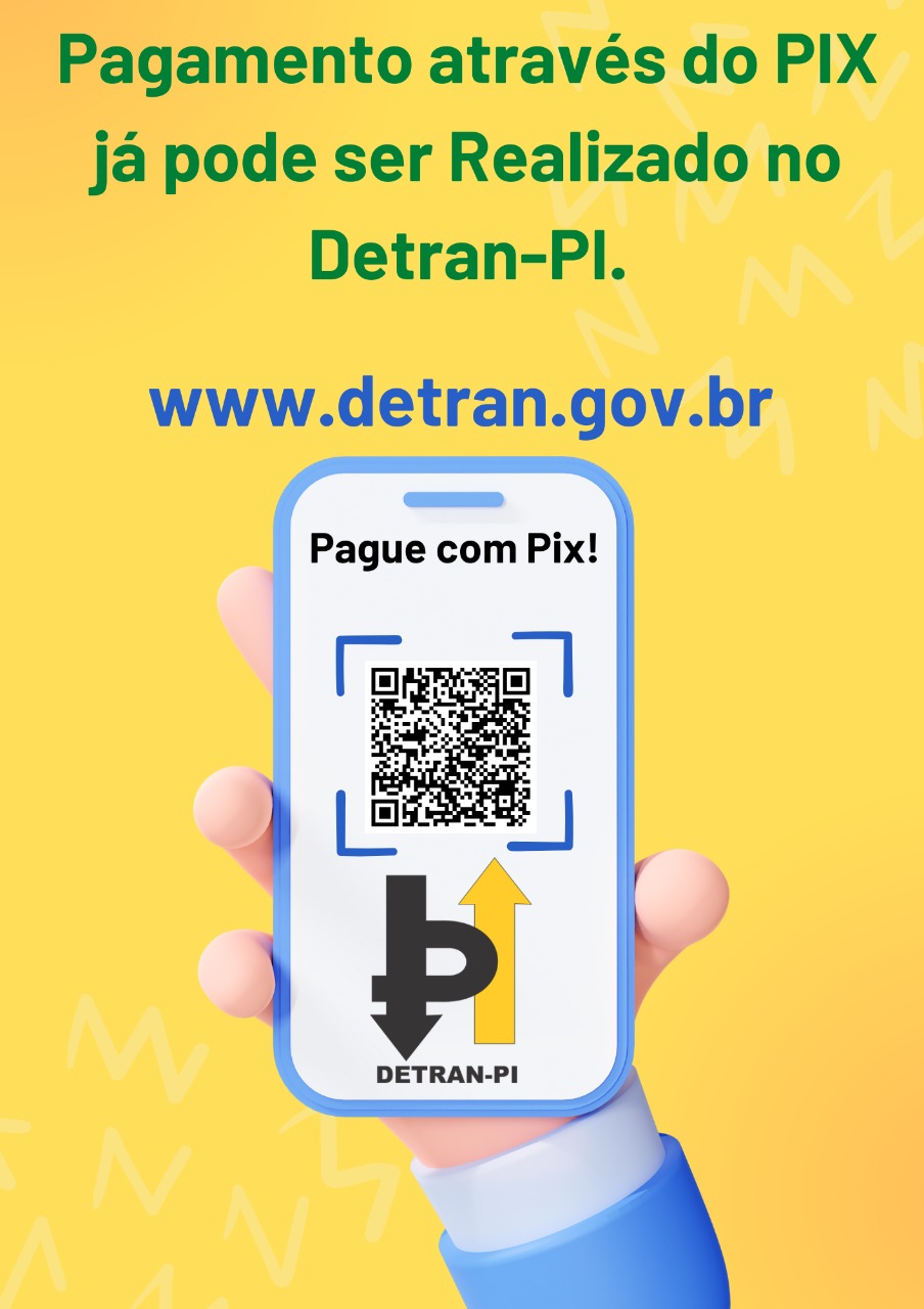 Pagamento Por Pix J Pode Ser Realizado No Detran Pi Governo Do Piau