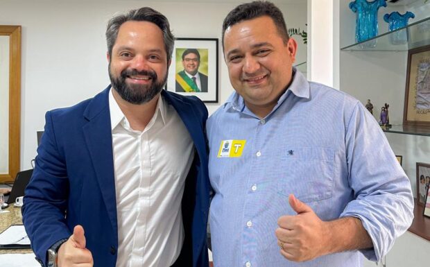 Marcelo Nolleto e prefeito Toninho de caridade